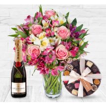 Peruvian Lily & Rose Elegance Gift