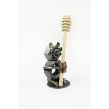 Metallfigur Bärchen als Stiftehalter