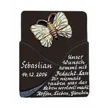 Schild "Swing" aus Keramik für besondere Anlässe und Ehrungen - Größe: 13x16 cm