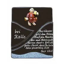 Keramikschild "Swing" für Ehrungen und besondere Anlässe - Größe: 18x22 cm