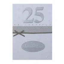 Grußkarte zur Silberhochzeit