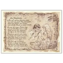 Zunftbild Hautarzt auf Antikpapier im A4-Format