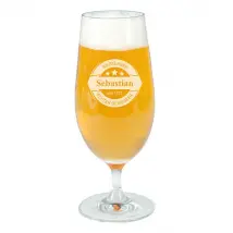 Pilsglas mit Namensgravur