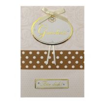 Grußkarte Gutschein für dich