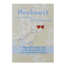 Grußkarte - Zur Hochzeit die herzlichsten Glückwünsche