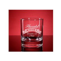 Whiskyglas Islande mit Gravur