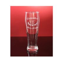 Bierglas mit Gravur
