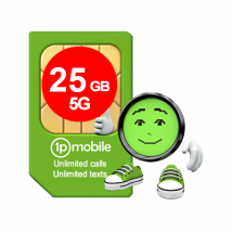 Prepay 25GB data a month with unlimited UK calls + texts SIM