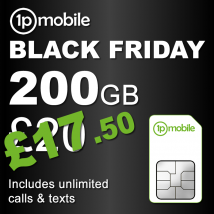 200GB prepay/PAYG SIM