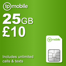 25GB prepay/PAYG SIM