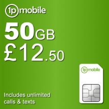 50GB prepay/PAYG SIM