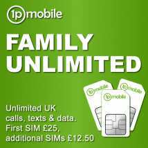 Unlimited prepay/PAYG SIM