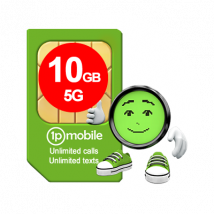 PAYG 10GB data a month with unlimited calls + texts SIM