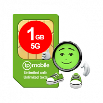 PAYG 1GB data a month with unlimited calls + texts SIM