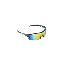 Lunettes de cyclisme Spiuk Jifter Noir / Blanc Orange Verres miroir