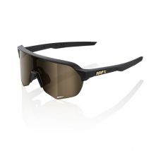 Lunettes 100% S2 Noir Mat - Verres Flash Or