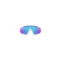 Oakley Flight Jacket Lunettes Matte White Prizm Sapphire Iridium