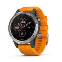 Garmin Fenix 5 Plus Saphir Titane Orange