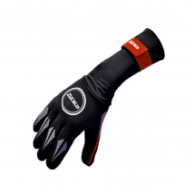Zone3 Schwimmhandschuhe Schwarz Rot, Größe L