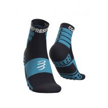 Lot de 2 chaussettes d'entraînement Compressport bleu, Taille Taille 1