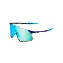 100% Hypercraft Brille - Matte Metallic Into the Fade Blue Topaz Multilayer Mirror Gläserlayer