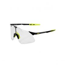 100% Hypercraft Brille - Schwarz glänzend - selbsttönende Gläser