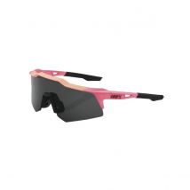 Brille 100% Speedcraft XS Mattrosa fluoreszierende getönte Gläser