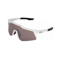 Lunettes 100% Speedcraft XS Blanc Mat HiPER Verres Argent