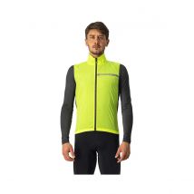 Gilet Coupe-Vent Castelli Squadra Stretch Jaune Flour, Taille M