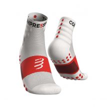 Compressport Training Socken 2er Pack Weiß, Größe Größe 1
