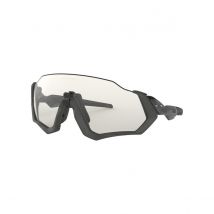 Oakley Flight Jacket Steel Black Ink Photochromatic Clear Black Iridium Lunettes