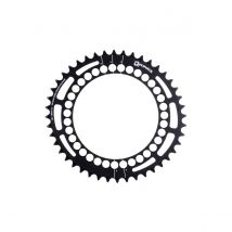 Ovaler Plattenrotor Q-Ring innen schwarz, BCD 34Z - Lochkreis 110x4 Shimano