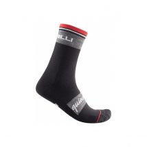 Chaussettes noires Quindici Soft Merino, Taille L/XL