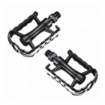 Pedale Krayton MTB Aluminium - 9/16 - 101x64X23mm Schwarz Silber