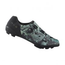 Shimano SH-RX801 Rennradschuhe Grün Schwarz, Größe 44 - EUR