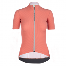 Q36.5 Pinstripe X L1 Kurzarmtrikot  Antikrosa Damen, Größe M
