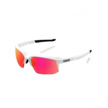 100% SPEEDCOUPE Soft Tact Rosa Weiß Brille