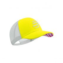 Casquette Trucker Compressport Jaune Blanc