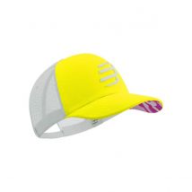 Compressport Trucker Cap Gelb Weiß
