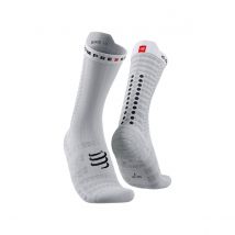 Compressport Pro v4.0 Ultralight Bike Socken Weiß Schwarz, Größe Größe 4