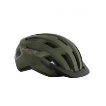 Matt Irideszierender Grüner Met Allroad Helm, Größe M (56-58 cm)