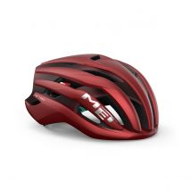 MET Trenta MIPS Matt Rot Weiß Helm, Größe L (58-61 cm)