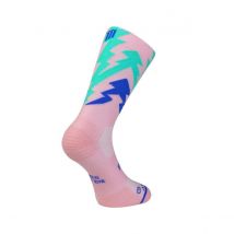 Chaussettes Sporcks Thunder Pink Rose Bleu, Taille L
