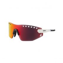 Eassun Armor Weiße Brille, Orangefarbene Linse