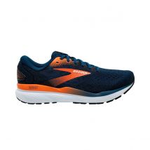 Brooks Ghost 16 Marineblau Orange AW24 Schuhe, Größe 45 - EUR