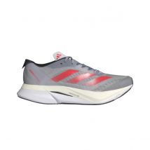 Adidas Adizero Boston 12 Grau Rot AW24 Schuhe, Größe UK 11