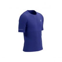 T-shirt Compressport Pro Racing SS Bleu, Taille L