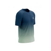 T-shirt Compressport Performance SS Bleu Gris, Taille S