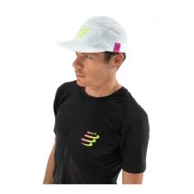 Casquette Compressport Panel Light Blanc Bleu