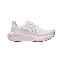 Chaussures de course Asics Novablast 4 blanc rose  pour femmes, Taille 41,5 - EUR